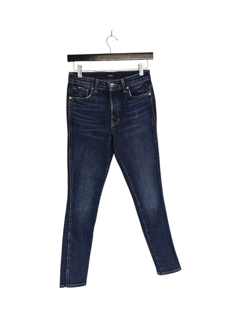 Khaite Kassandra High Rise Skinny Dark Blue Jeans 25 Preowned